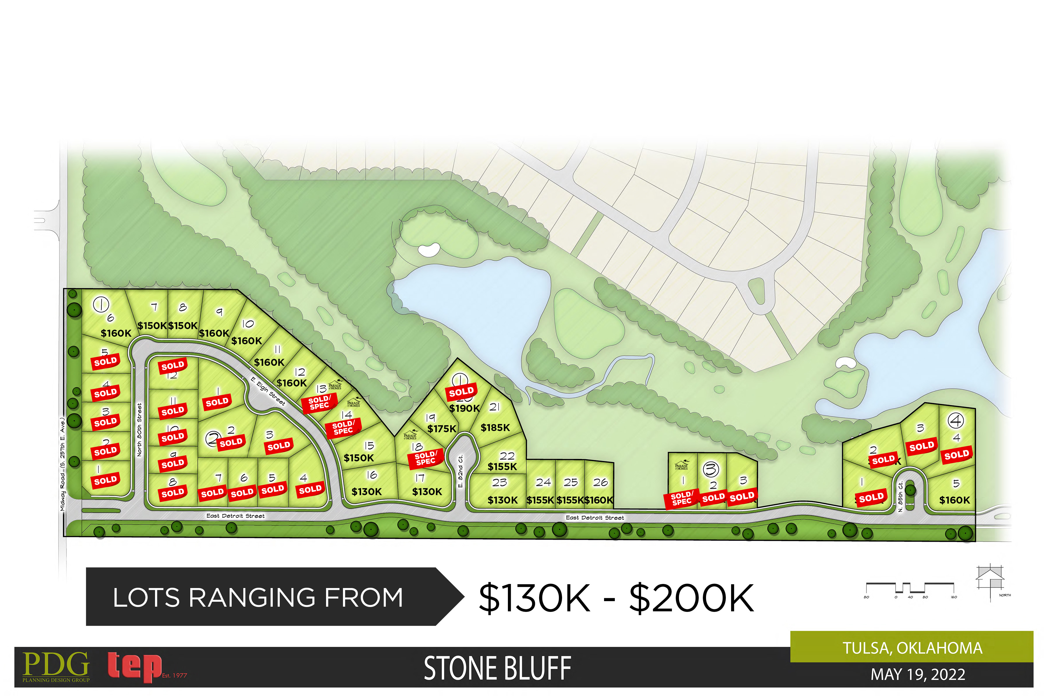 available lots for sale Tulsa neighborhoods map